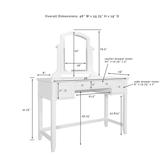 Winston Porter Vanity & Reviews Wayfair